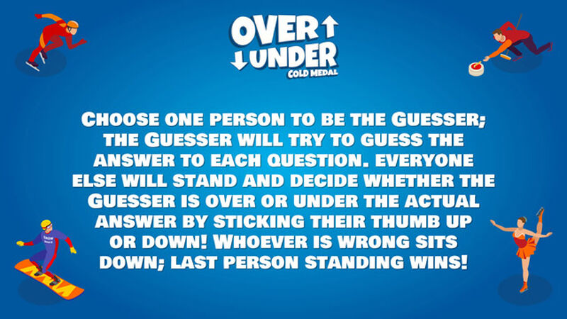 Over Under Cold Medal